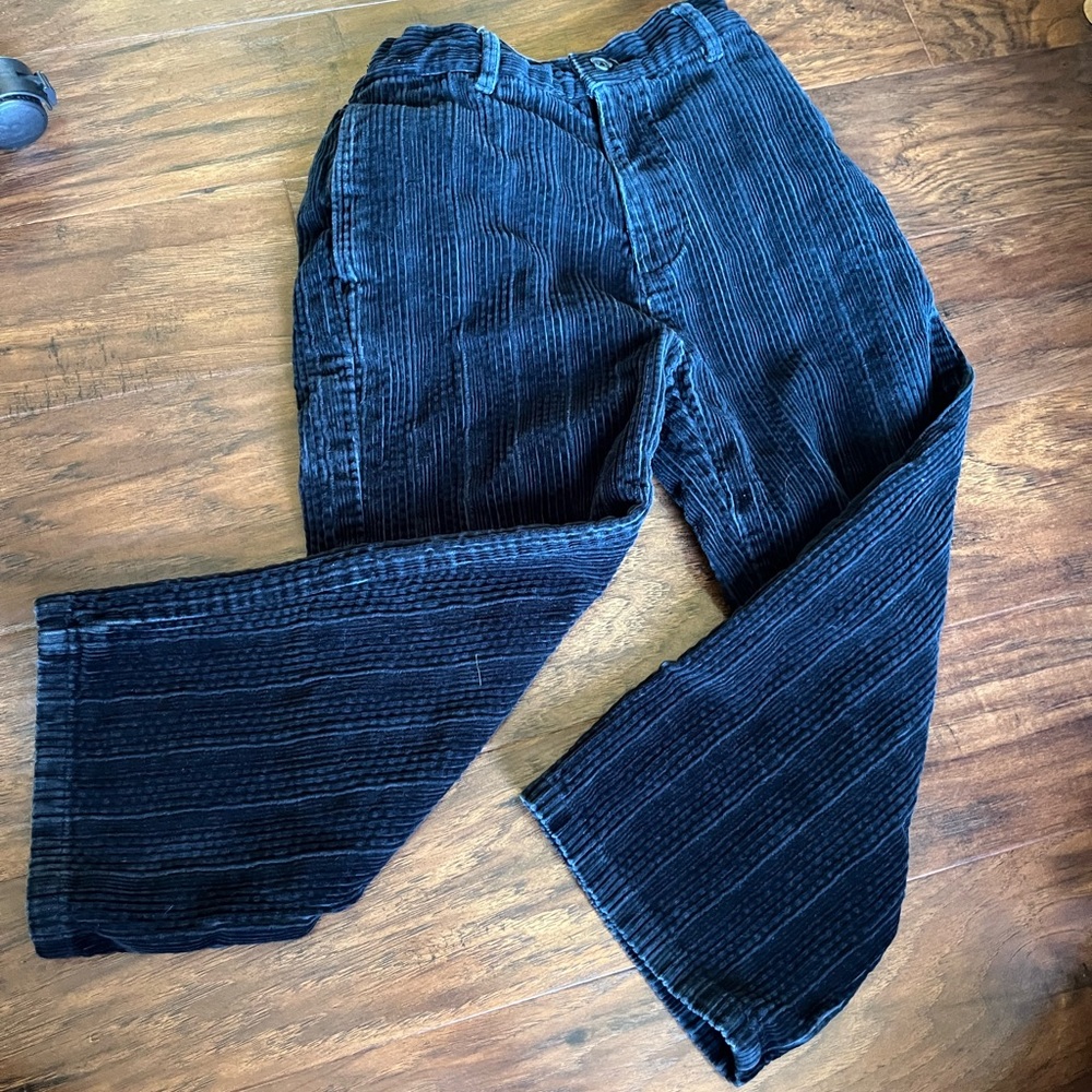 Hanna Andersson Black Corduroy Stretch Waist Pants